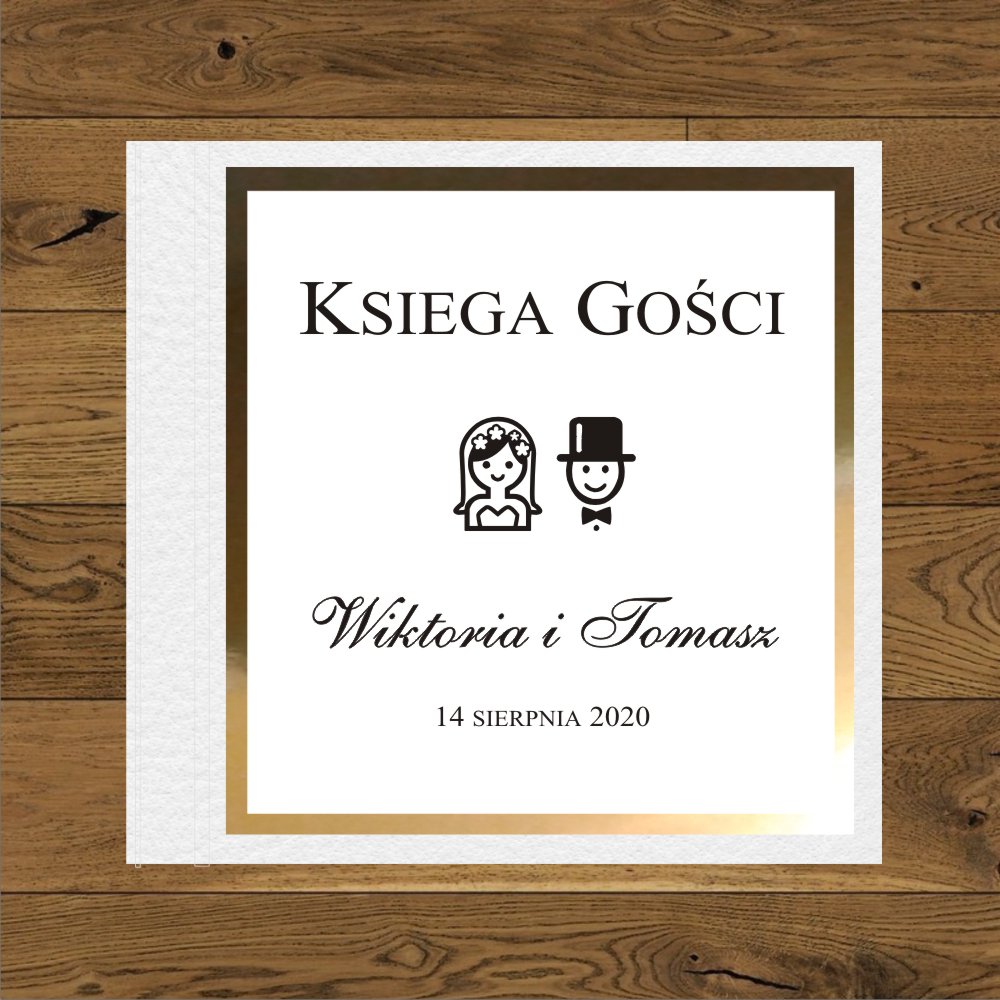 Księgi Gości - twarda oprawa - Wedding