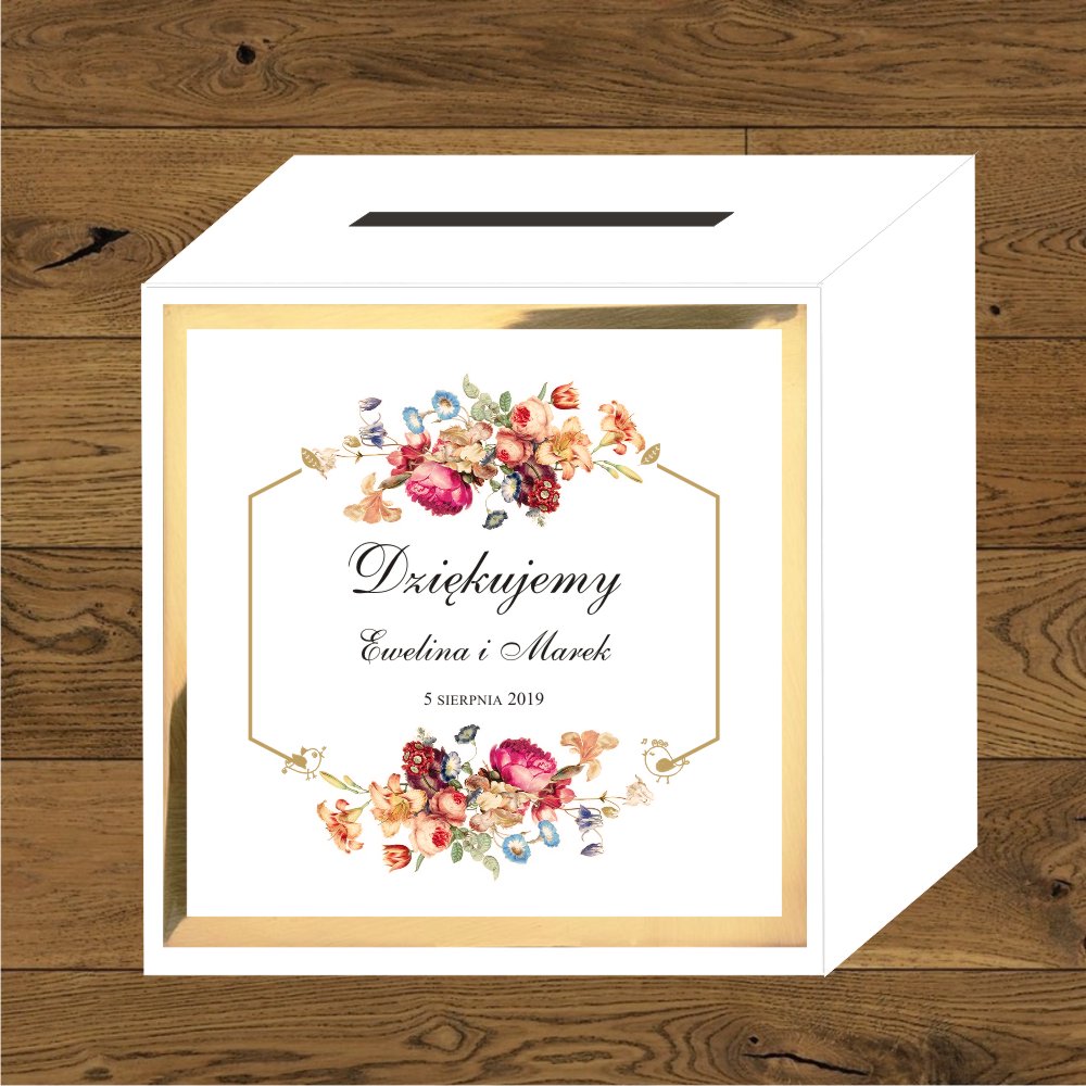 Front do pudełek na koperty - Front do pudełek na koperty Angielskie róże retro